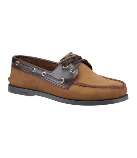 Chaussures Bateau Authentic Homme Marron Combo Sperry
