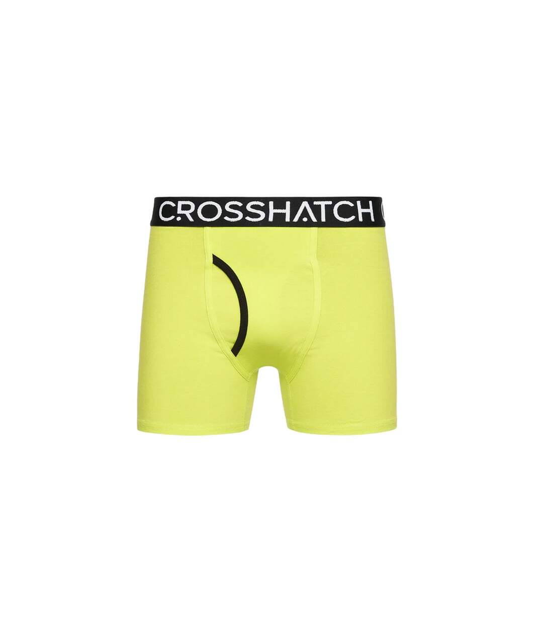 Pack of 3  Mens trioglow bright boxer shorts  black Crosshatch