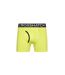 Pack of 3  Mens trioglow bright boxer shorts  black Crosshatch-2