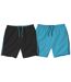 Set van 2 sportieve microvezel shorts