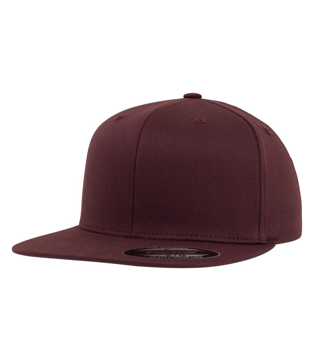 Flexfit by  unisex adults flat visor cap maroon Yupoong