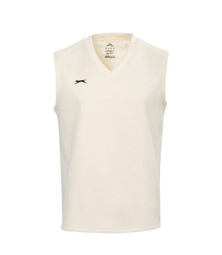 Gilet Cricket Homme Crème Slazenger
