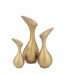 Vase Design en Aluminium Olivia 45cm Or-2