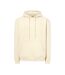 Sweat À Capuche Motif/style Uni Teide Adulte Crème JHK-1