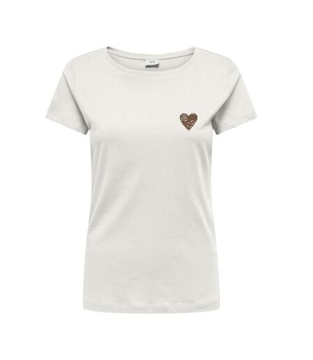T-Shirt blanc femme jdy paris