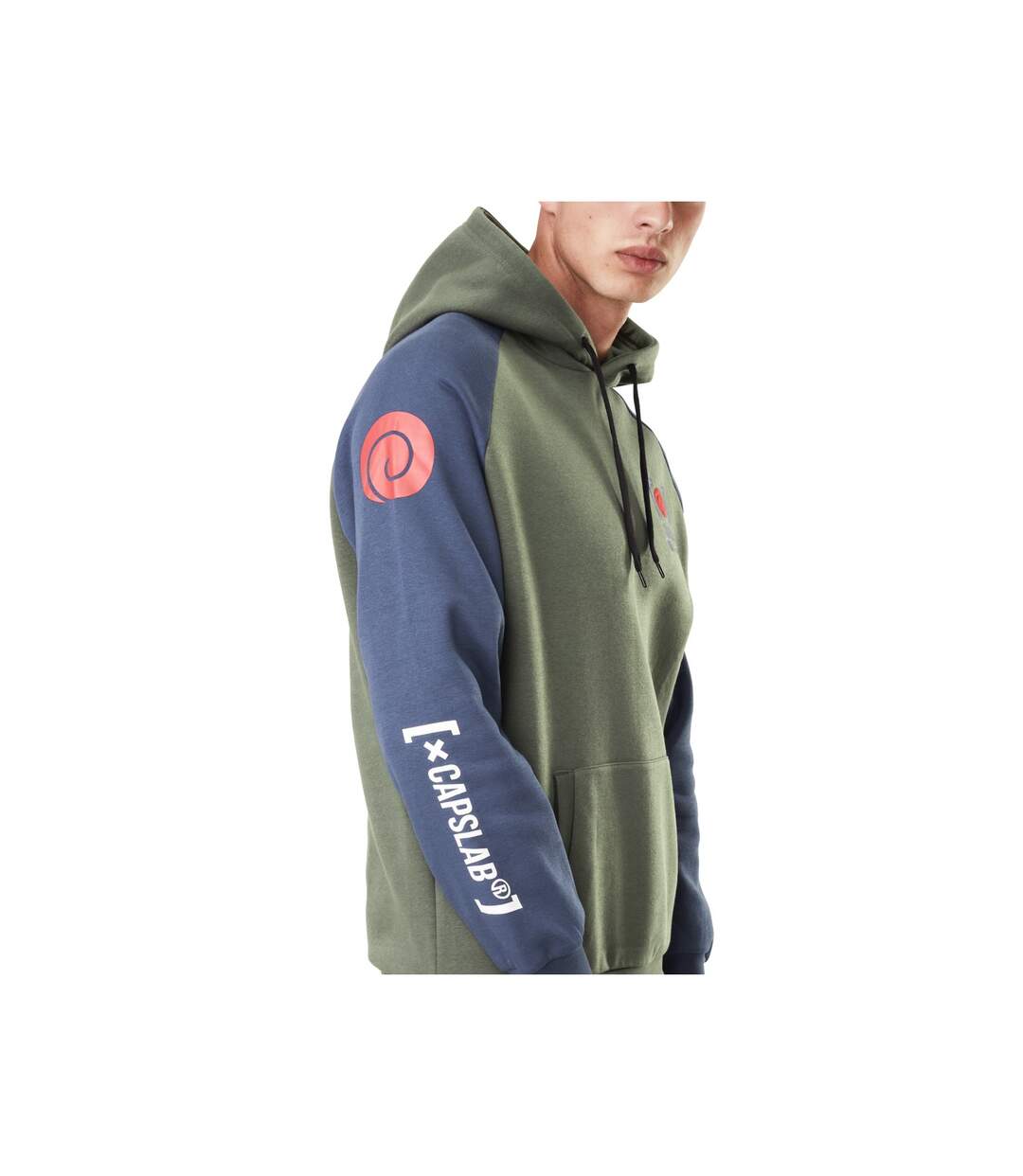 Sweat à capuche homme Naruto Kakashi Capslab-5