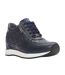 Baskets Motif/style Matelassé Femme Bleu Marine Mod-3