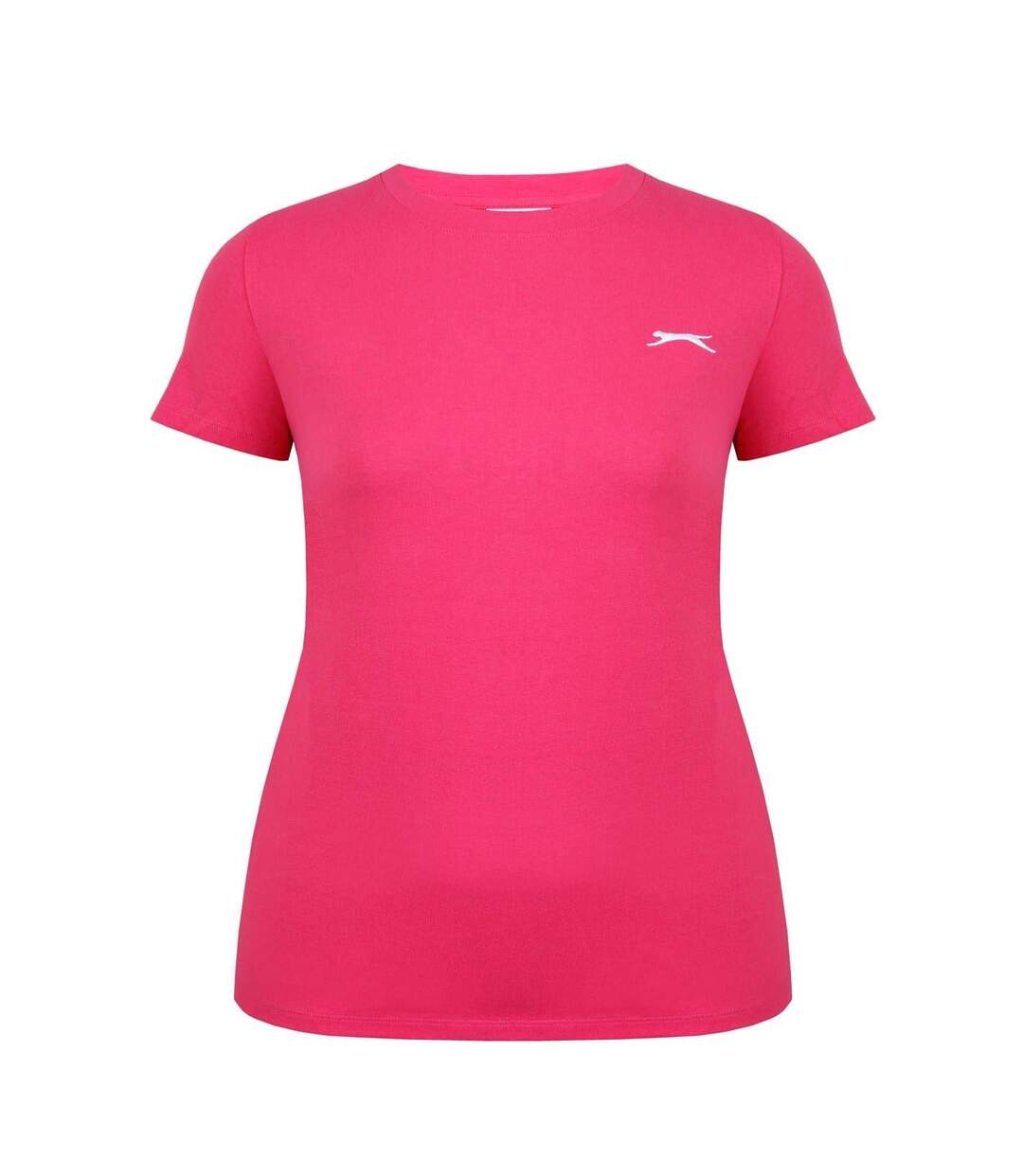 T-shirt Motif/style Uni Femme Rose Vif Slazenger-1