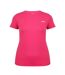 T-shirt Motif/style Uni Femme Rose Vif Slazenger-1