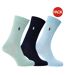 Lot De 3  Chaussettes Adulte Bleu Bleu Marine Ralph Lauren-1