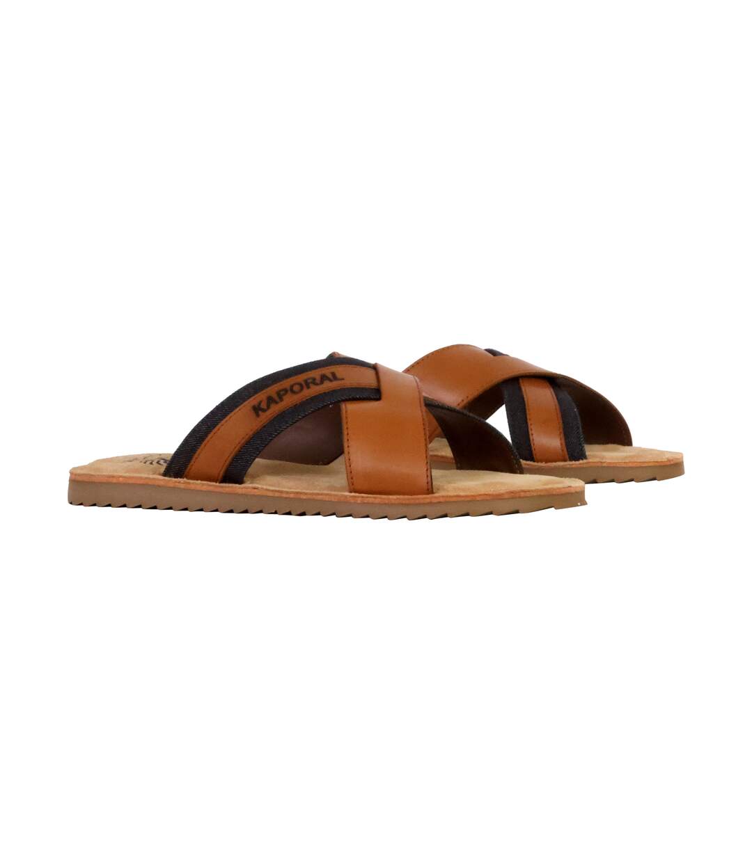 Mules Plates Cuir Kaporal Janel-3