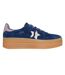 Baskets Femme Bleu Marine Rose Skechers-1