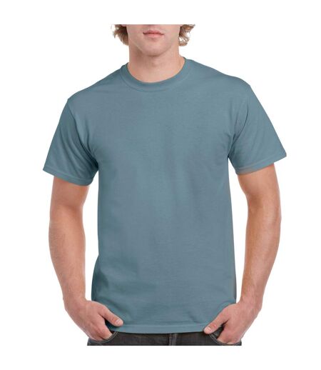 T-shirt Adulte Bleu De Gris Gildan