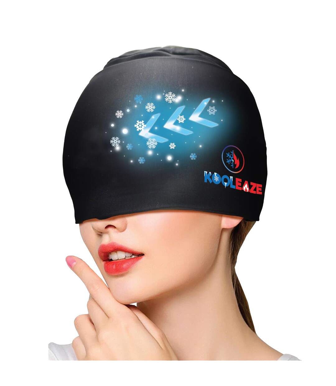 Bonnet De Bain Noir Kooleaze-1