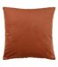 Evoke cut cushion cover 45cm x 45cm brick red Paoletti-2