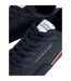 Mens Basket Stripe Leather Lace Up Trainers Desert Sky Tommy Hilfiger-4