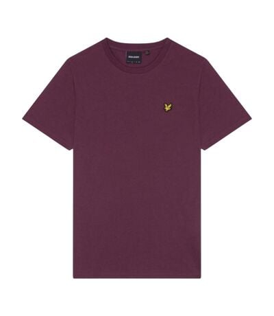 T-shirt Style Uni Homme Violet Lyle & Scott