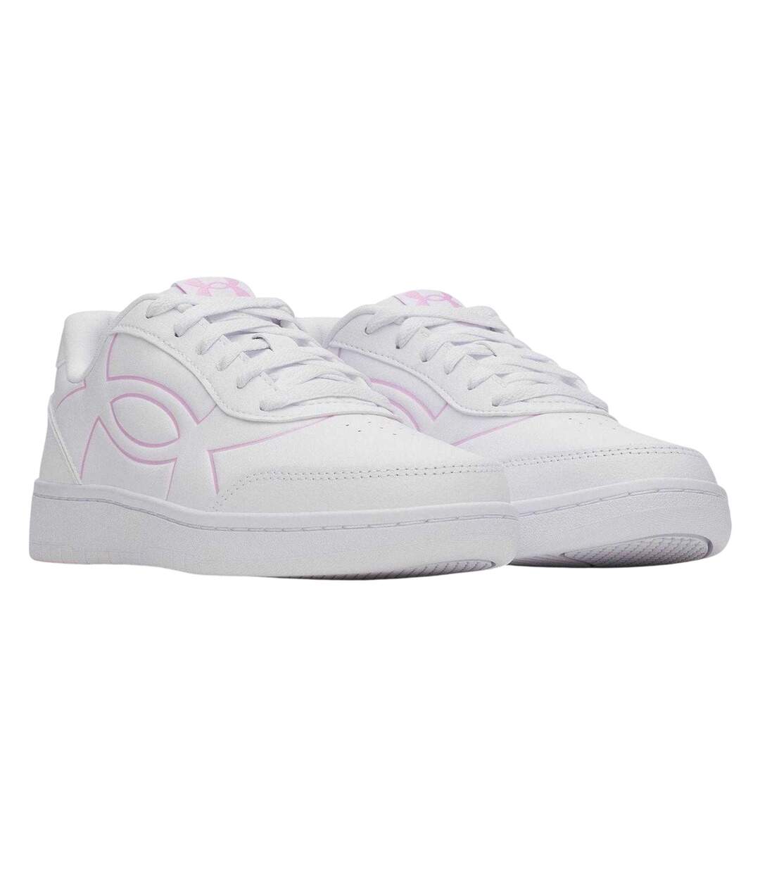 Womens/ladies Motion Trainers White Pink Under Armour-3