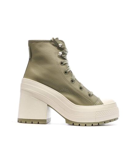 Baskets kaki femme converse chuck 70 de luxe