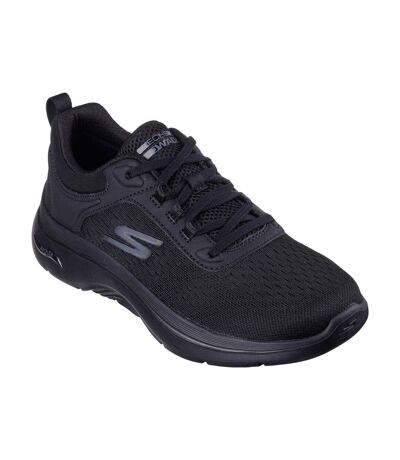 Womens/ladies go walk arch fit 2.0 trainers black Skechers