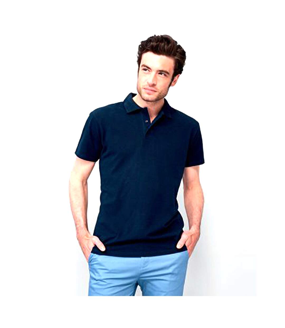 SOLS Mens Summer II Pique Short Sleeve Polo Shirt (Navy) - UTPC318-1