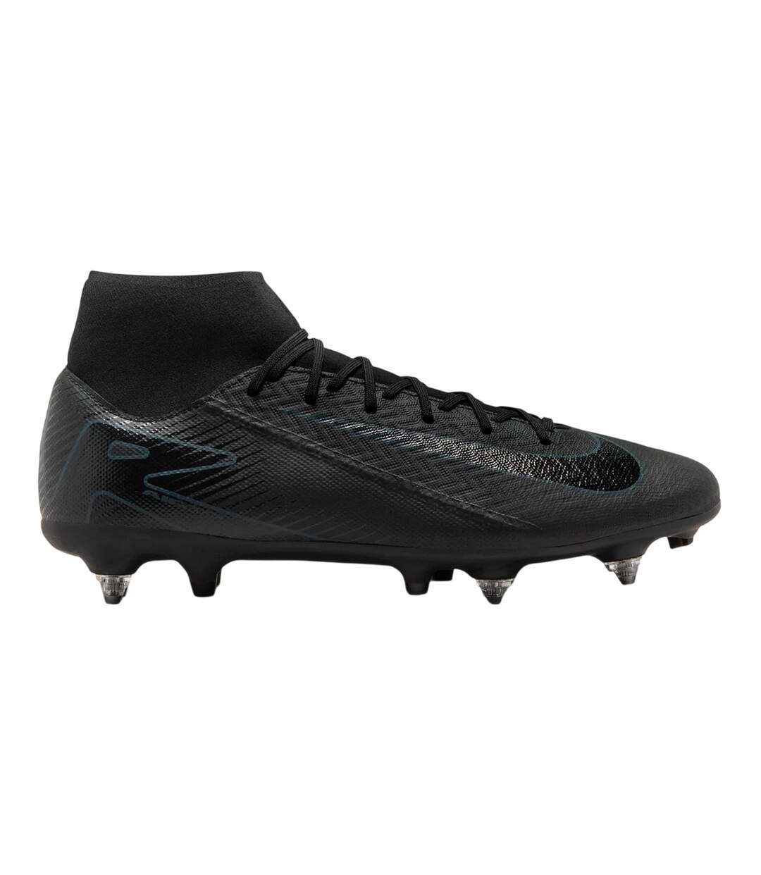 Mens Mercurial Superfly 10 Soft Ground Football Boots Black Green Nike-1