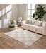 Tapis Damier en Relief Toledo 140x200cm Naturel-5