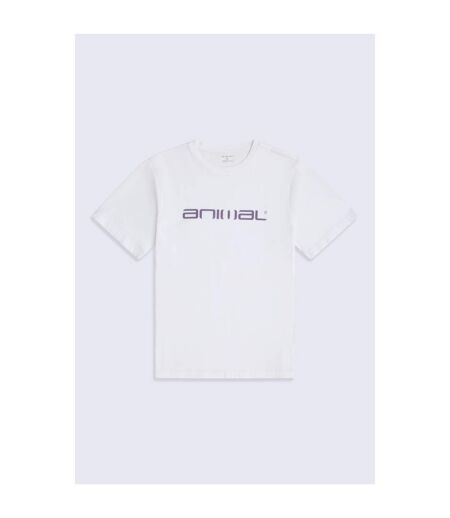 T-shirt Classico Homme Blanc Cassé Animal
