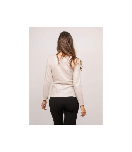 Top brillant manches longues drapé FLARINE - Dona X Lisa