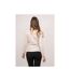 Top brillant manches longues drapé FLARINE - Dona X Lisa-2
