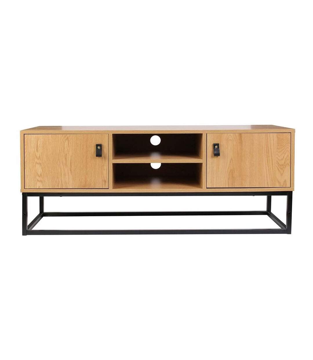Meuble TV en bois et métal Abbott-3
