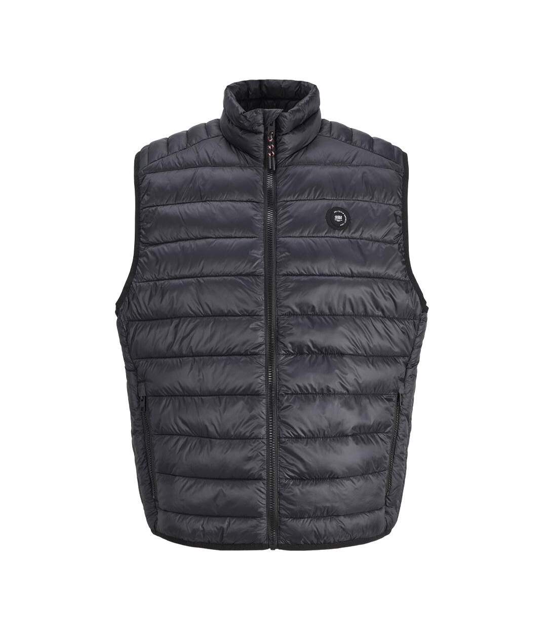Doudoune sans manches noires homme jack & jones bradley-1