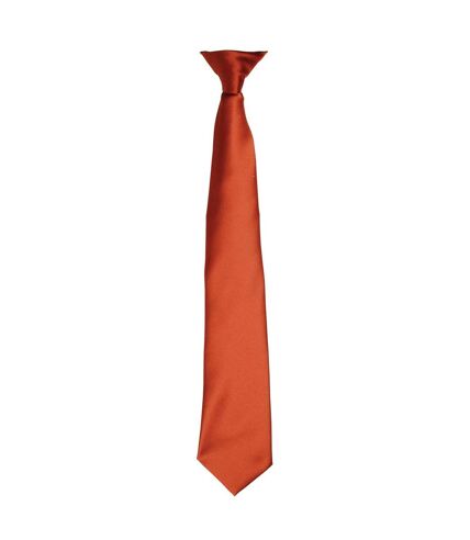 Premier Unisex Adult Satin Tie (Chestnut) (One Size) - UTPC6346