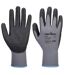 A120 pu palm grip gloves xs grey/black Portwest