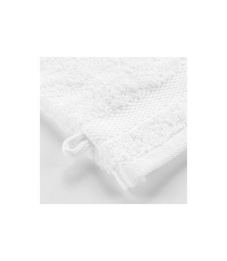 Lot de 2 Gants de Toilette Elegance 15x21cm Blanc