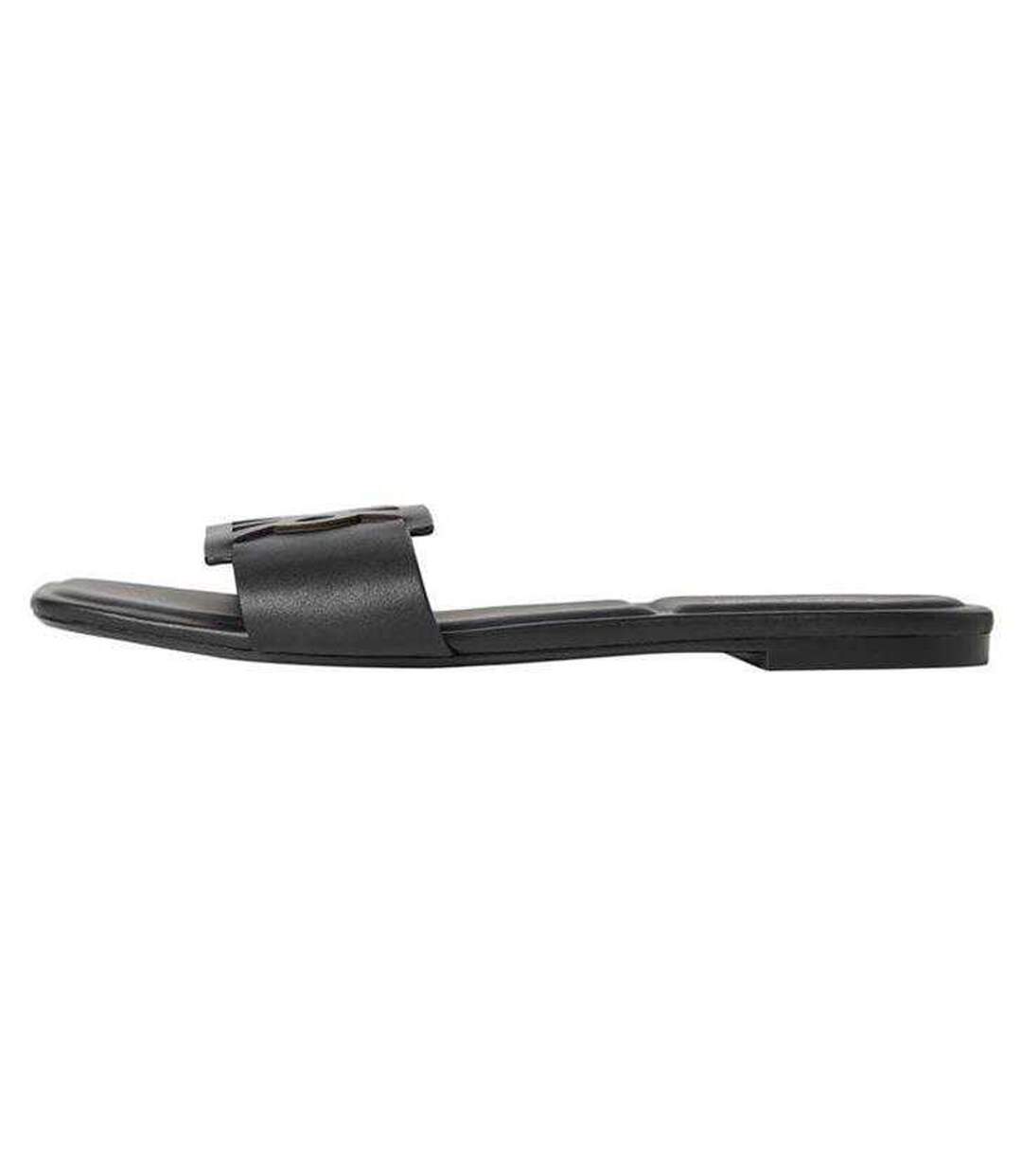 Sandales Motif/style Gros Logo Femme Triple Noir Calvin Klein-2