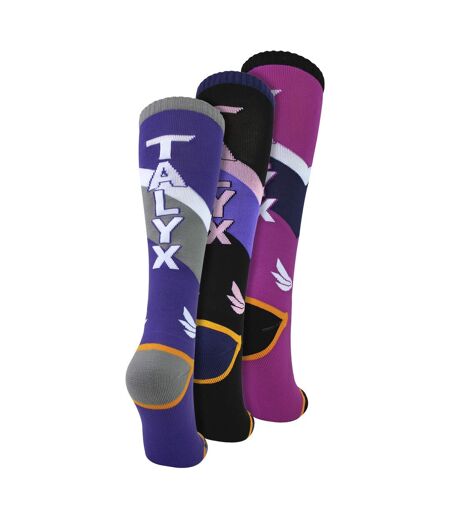 3 Pack Ladies Ski Socks Cushioned Thermal Moisture Wicking Winter Sports Socks