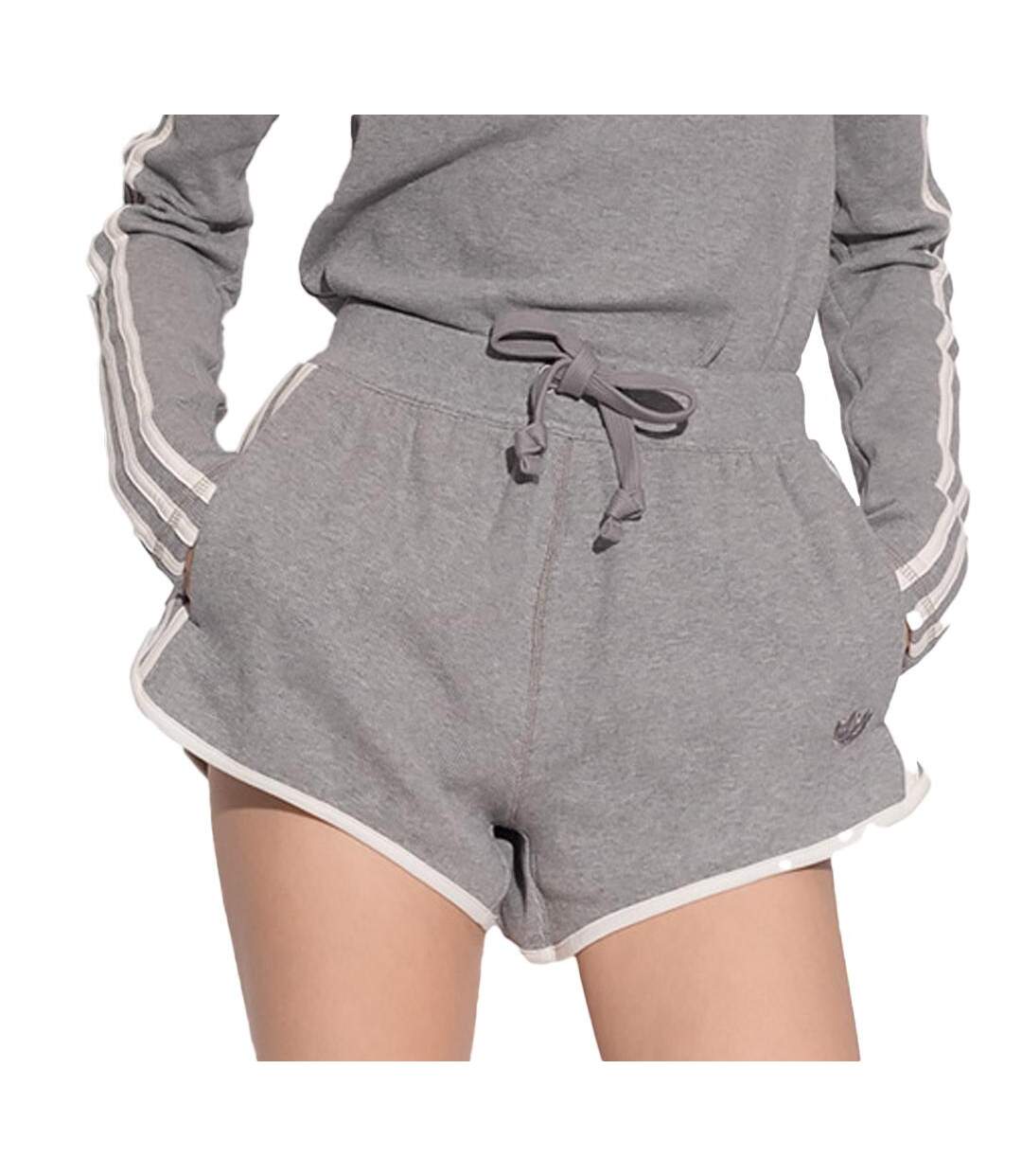 Short Gris Femme Adidas Waffle HE1473 - 34-1