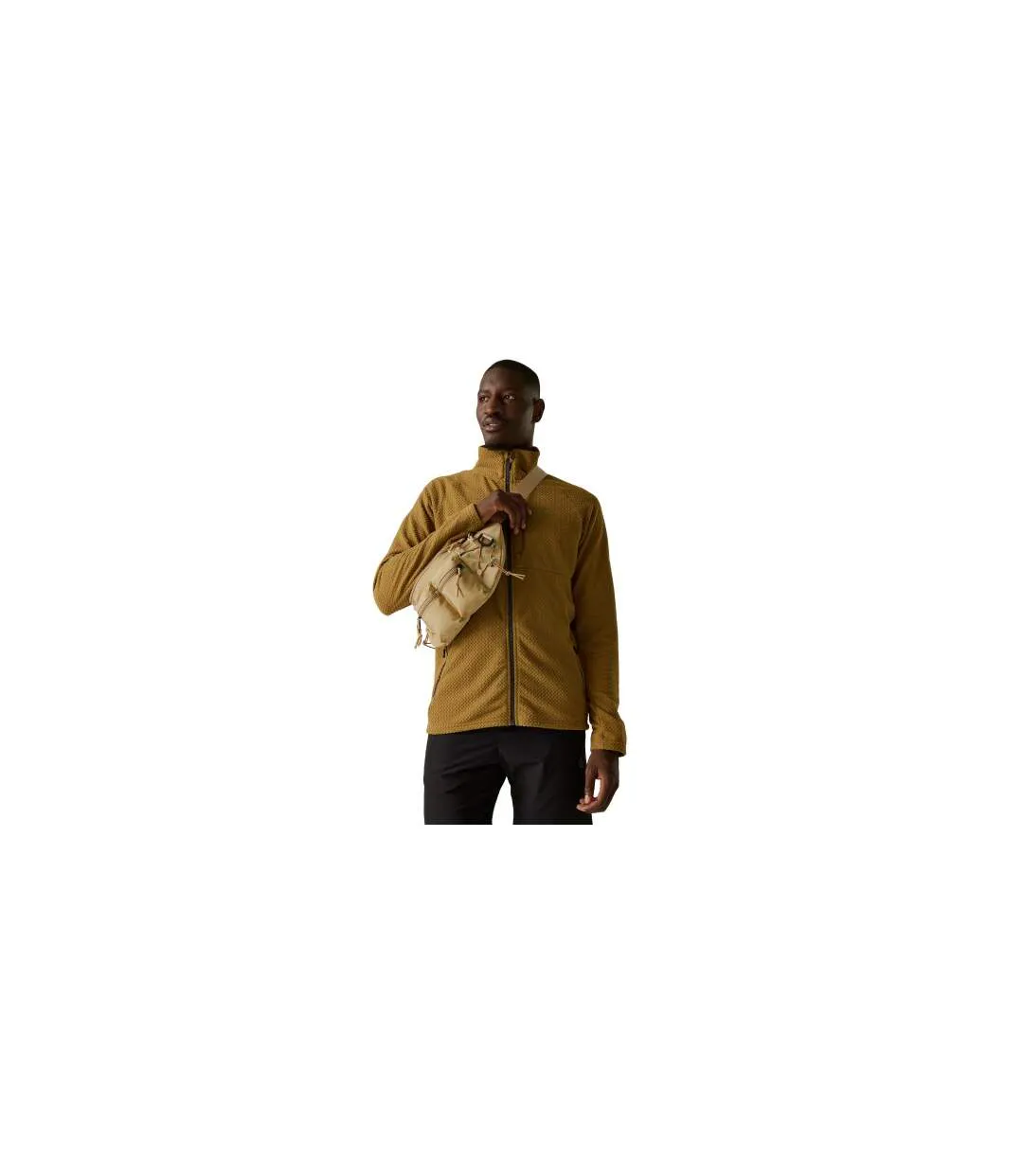 Veste Polaire À Col Montant Switch Out Pro Homme Marron Jaune Dare 2B-1