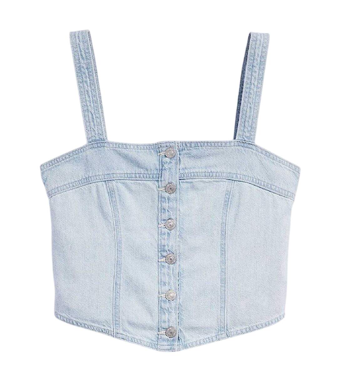Débardeur Drea Cool Poole Femme Bleu Clair Levis-2