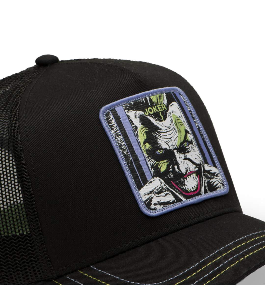 Casquette trucker avec filet en sergé de coton DC Comics Joker Capslab-3