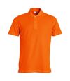 Clique Mens Basic Polo Shirt (Blood Orange)