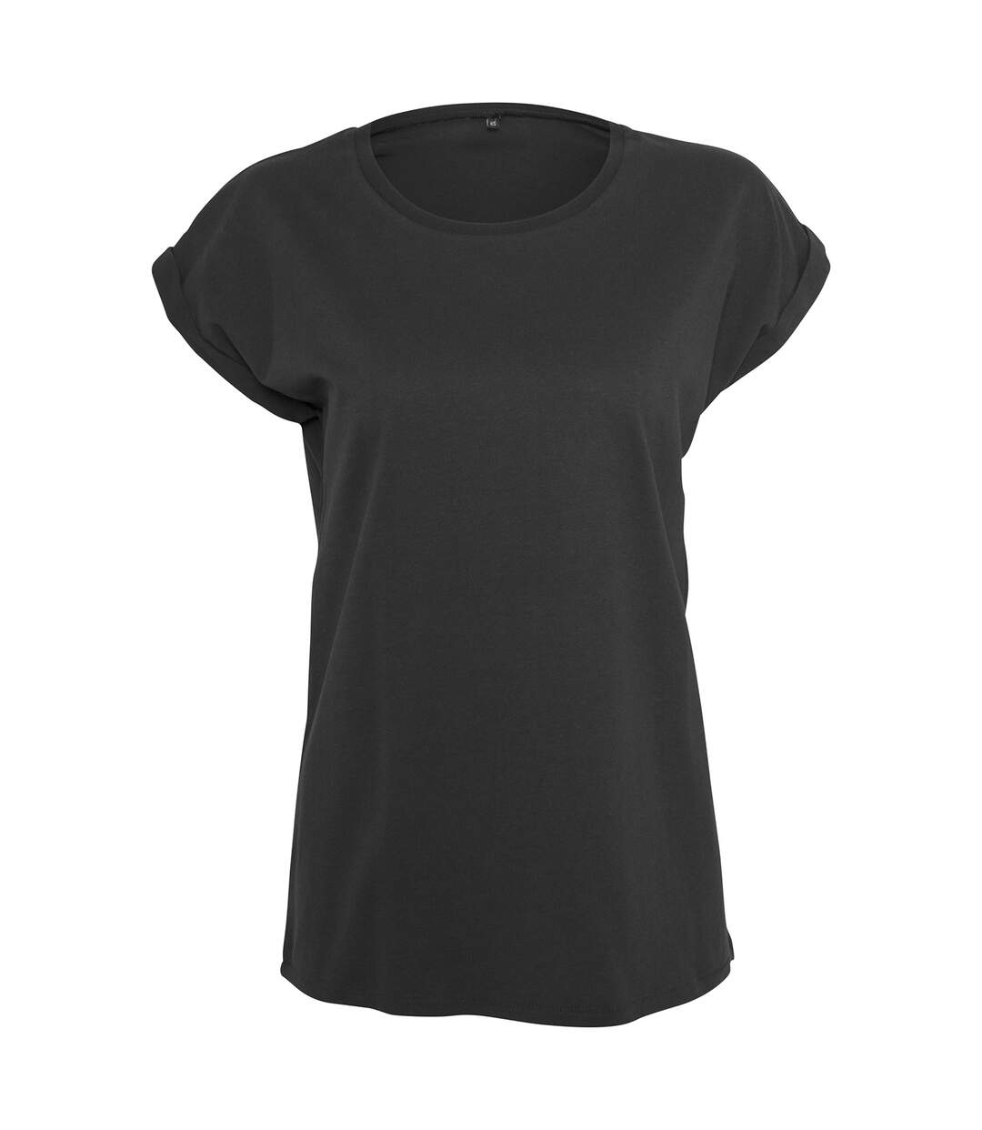T-shirt Basic Femme Noir Build Your Brand-1