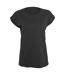 T-shirt Basic Femme Noir Build Your Brand-1