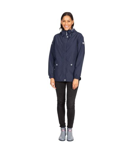 Womens/ladies Flourish Waterproof Jacket Navy Trespass