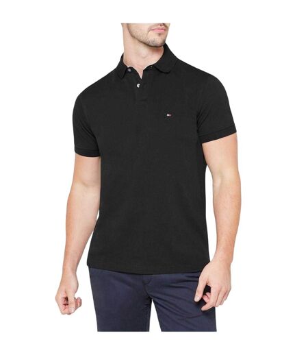 Polo Motif/style Logo Brodé Homme Noir Tommy Hilfiger