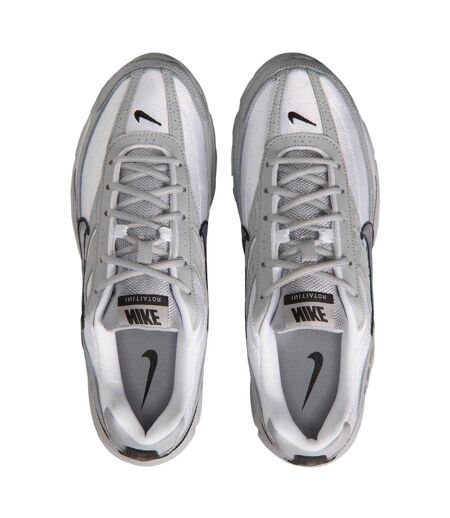 Mens Initiator Logo Cushioned Trainers White Grey Nike
