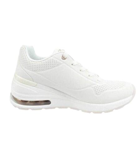 Chaussures Million Air Femme Blanc Skechers