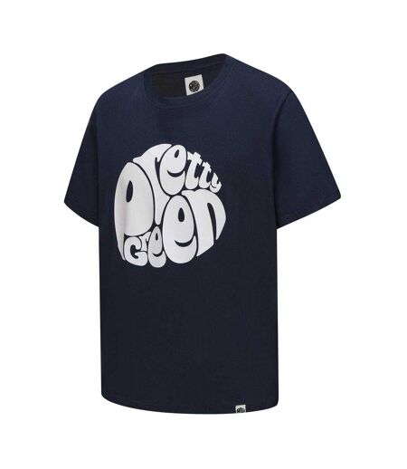 T-shirt Motif/style Logo Homme Bleu Marine Pretty Green