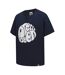 T-shirt Motif/style Logo Homme Bleu Marine Pretty Green-3
